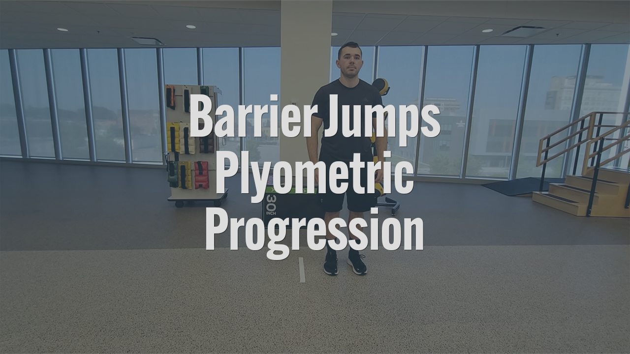 Barrier Jump Plyometric Progression