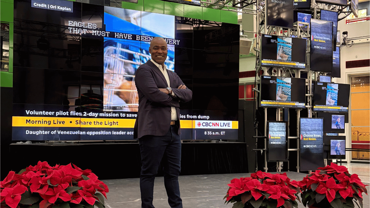 Ivan on the stage at Glenn Gould Theatre in Toronto