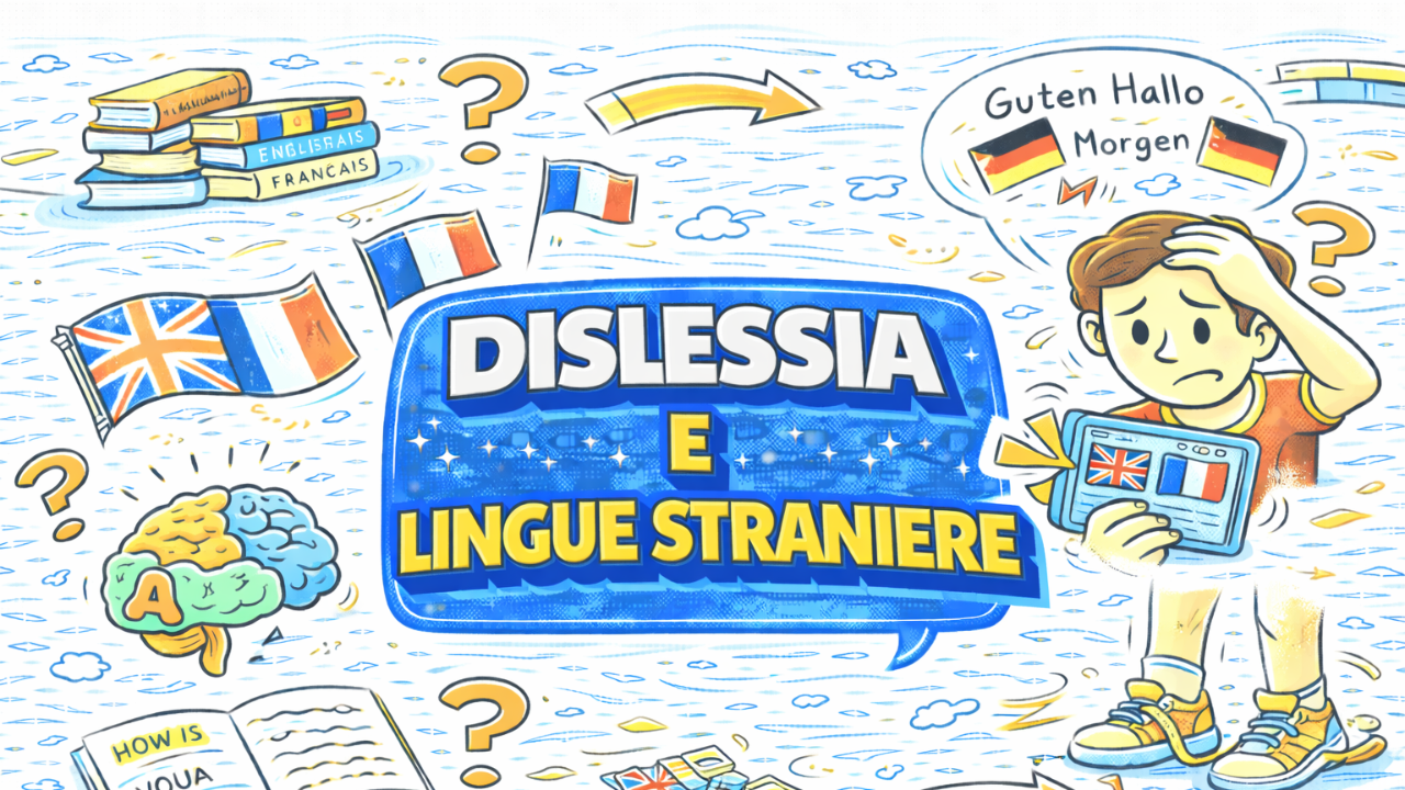 Bambino dislessico lingue straniere spagnolo francese tedesco scelta