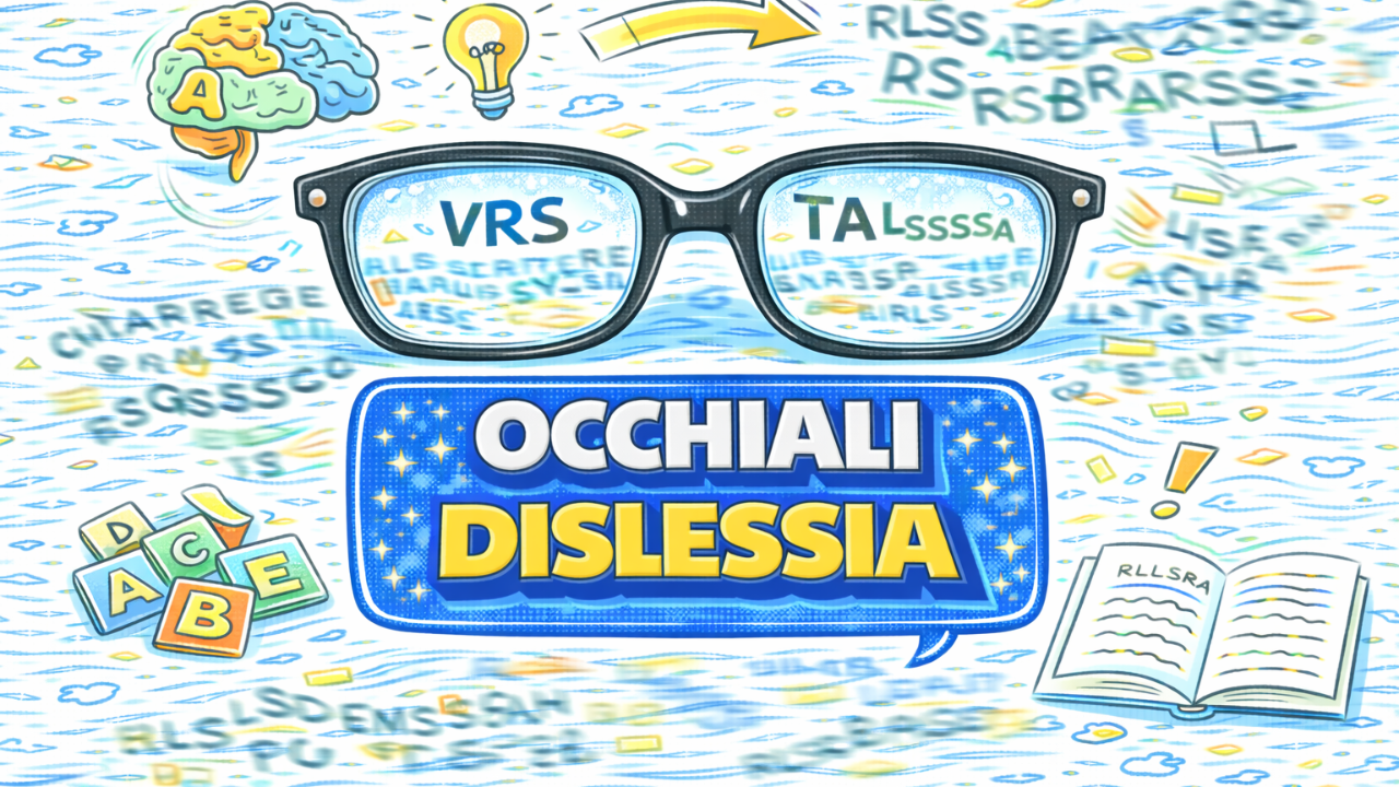 Occhiali per dislessia lenti colorate Lexilens - la scienza dice che non curano la dislessia