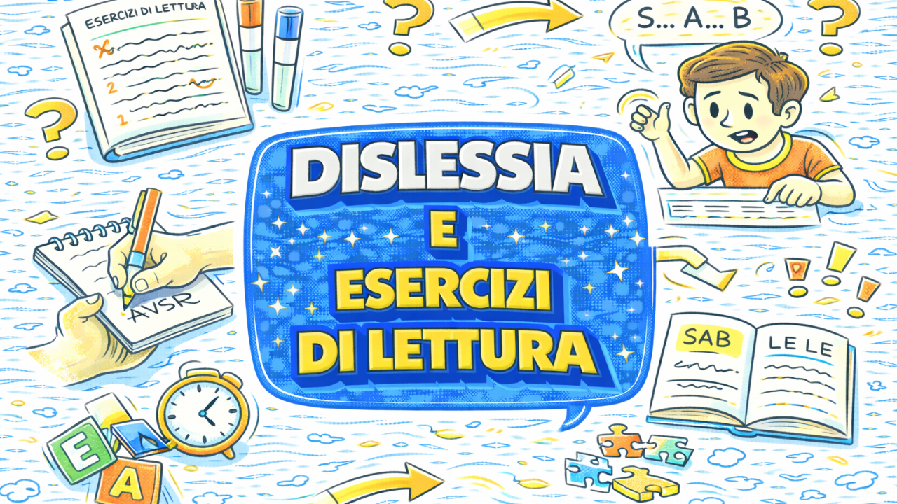 Esercizi lettura dislessia bambini trattamento sublessicale