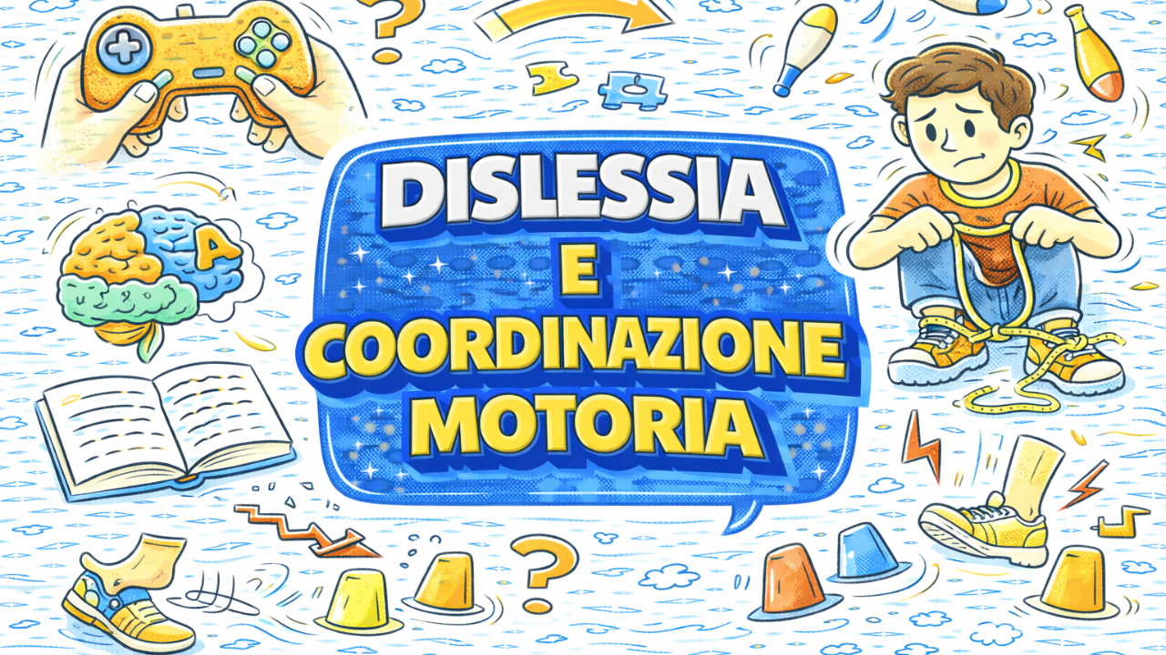 Bambino dislessico coordinazione motoria disprassia movimento goffo