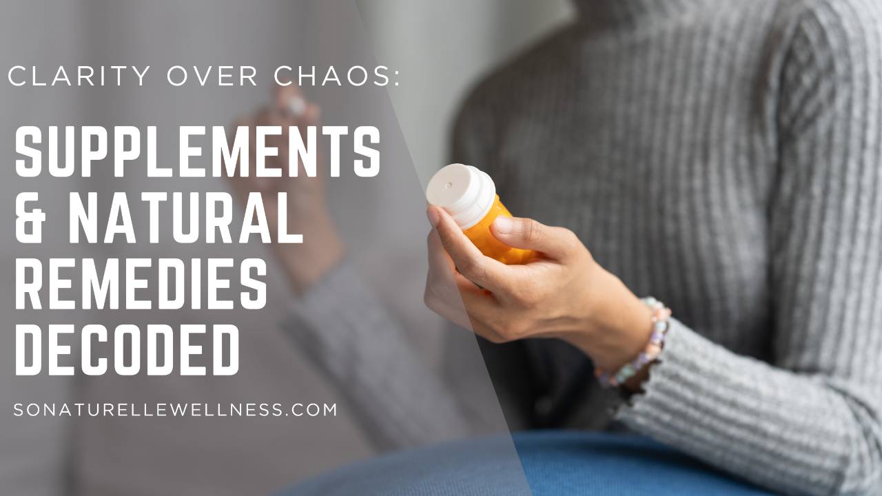  Women’s holding health supplement bottle