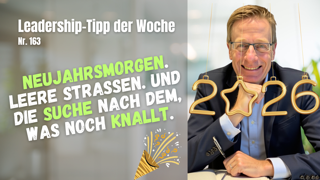  Neujahrsmorgen. Leere Straßen. Und die Suche nach dem, was noch knallt.