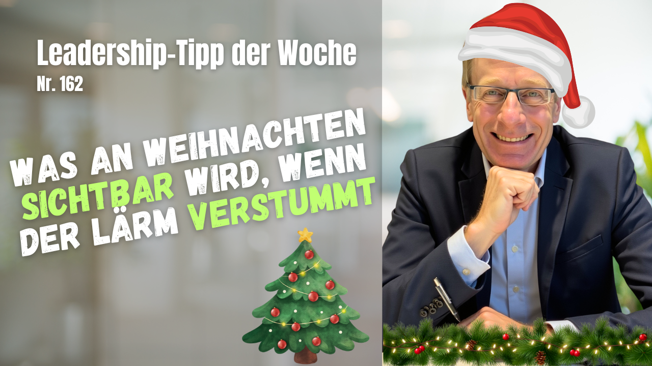 Was an Weihnachten sichtbar wird, wenn der Lärm verstummt