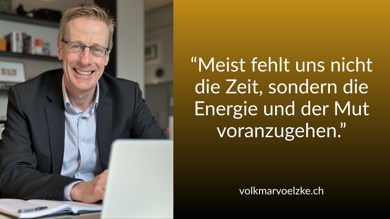 Was du seit Monaten weisst – aber nicht tust