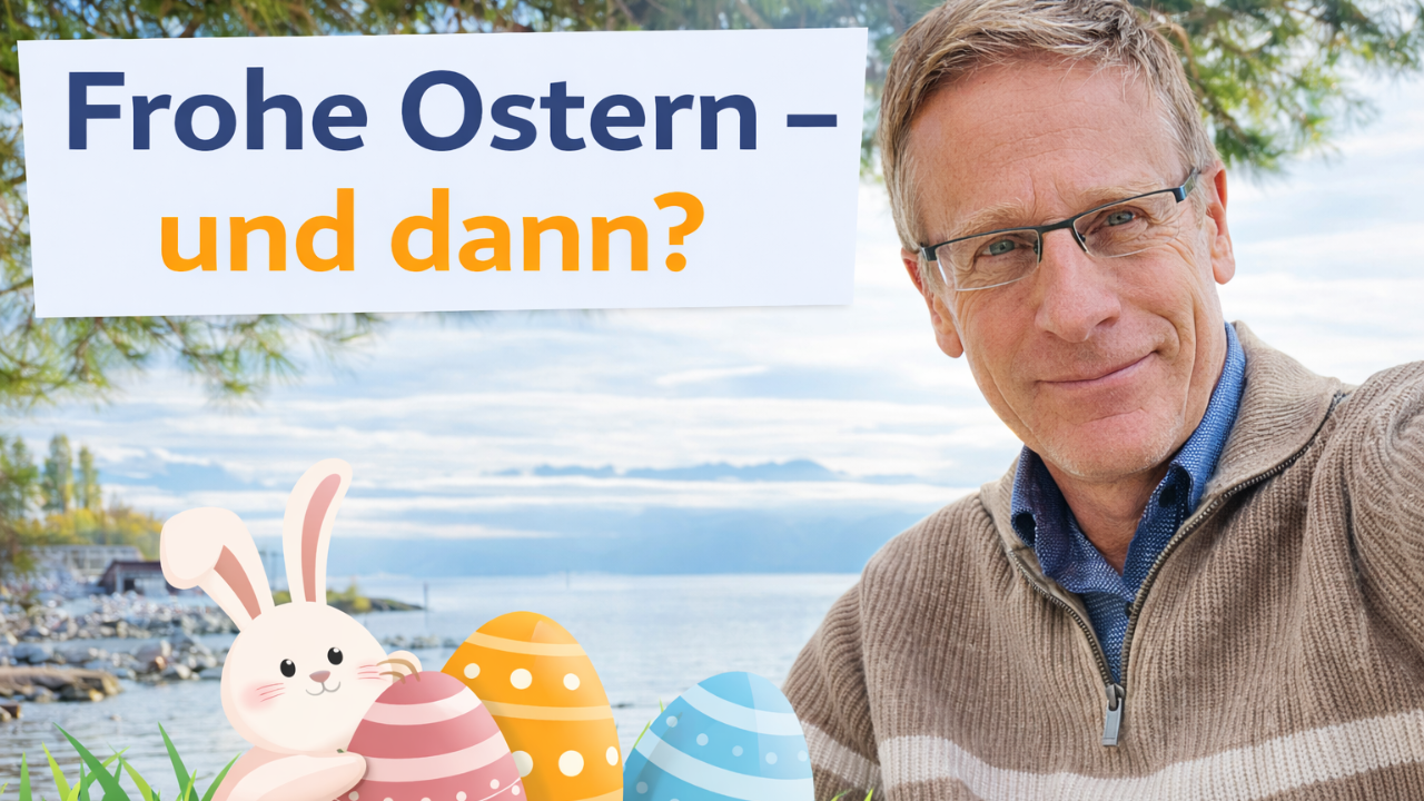 💡 Nie genug Zeit für das Wesentliche? Der Osterhase kennt das.