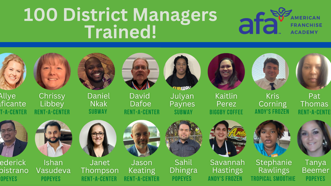 100 district managers