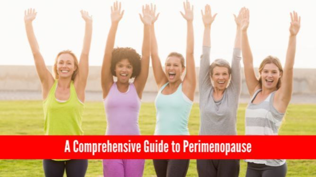 Perimenopause symptoms, including hot flashes and mood swings, can be managed with proper nutrition, exercise, and self-care