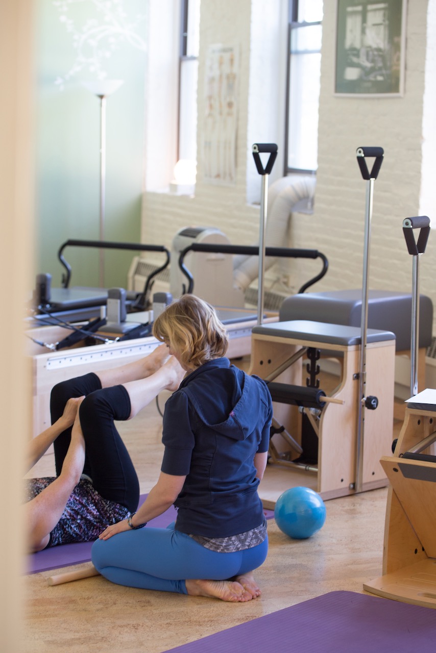 can't choose a favorite feet in straps variation on the Pilates