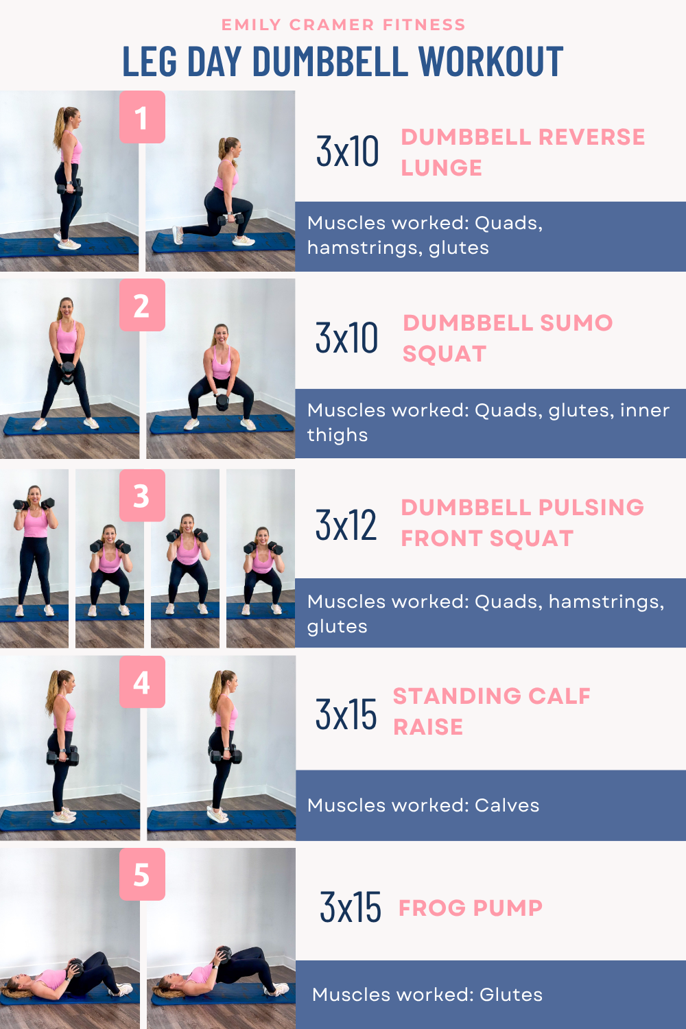 Leg Day Dumbbell Workout