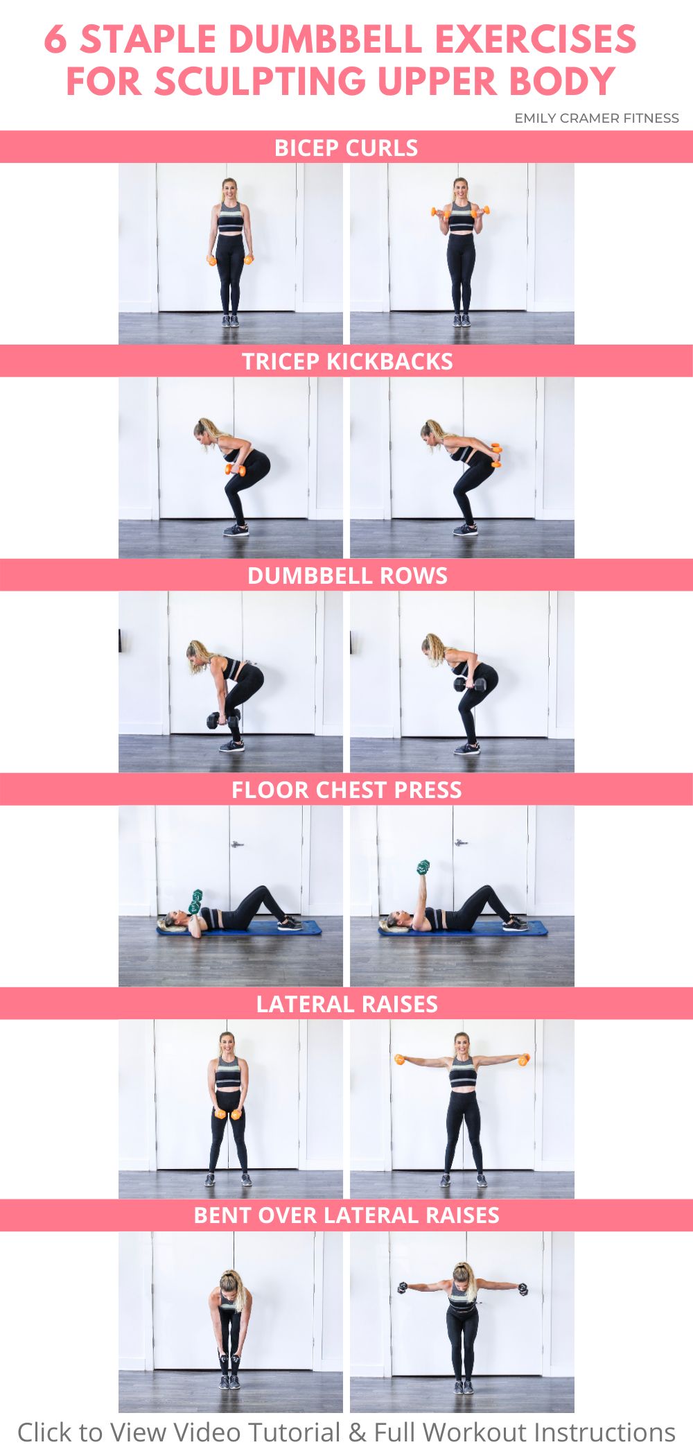 6 Basic Dumbbell Exercises for Upper Body