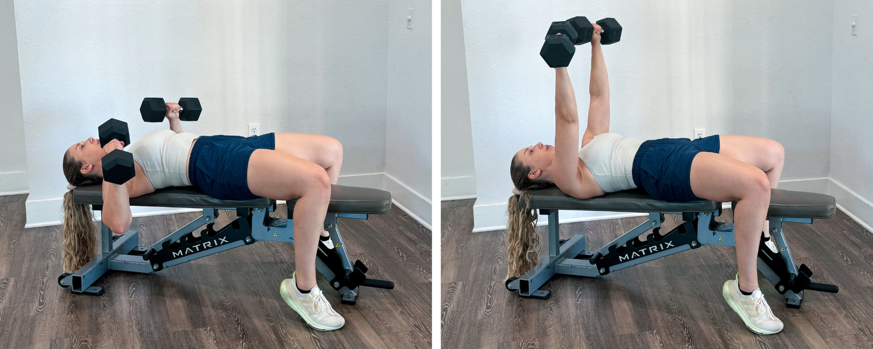 Dumbbell Bench Press Exercise for Chest