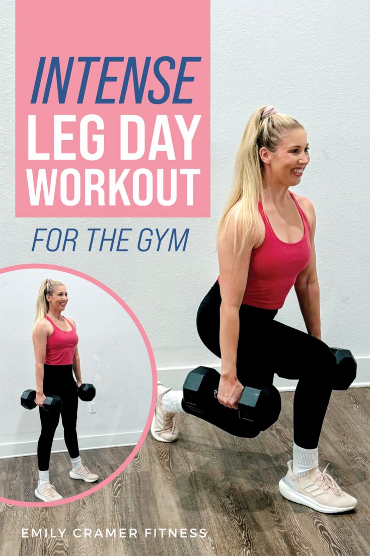 Intense Leg Day Workout for the Gym