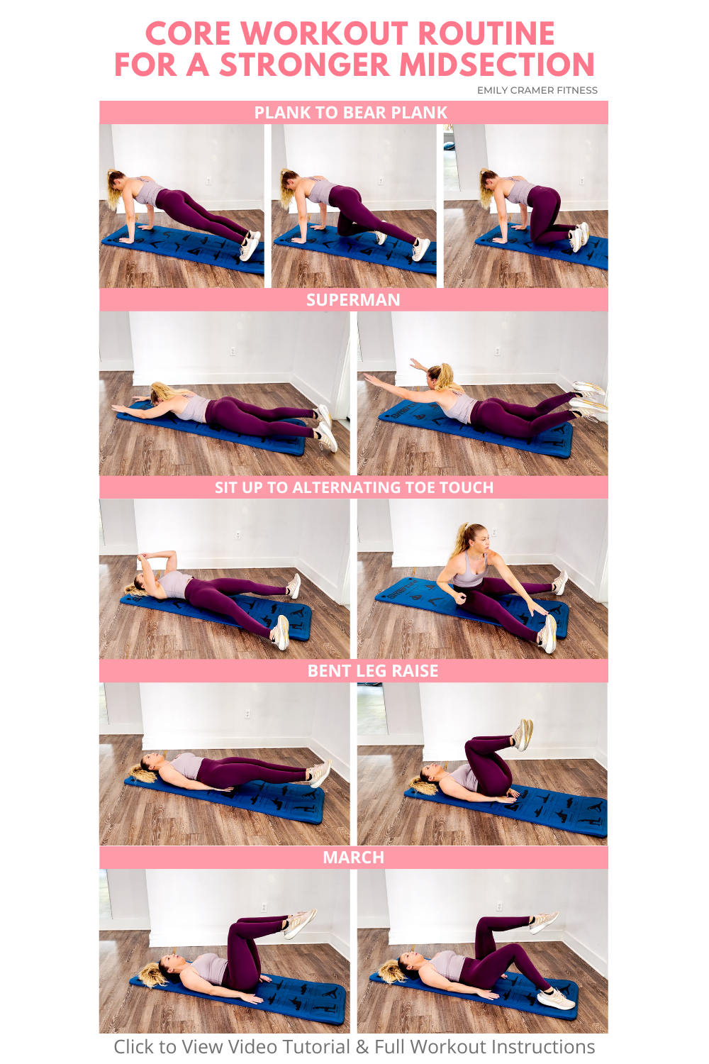 Core Workout Routine for a Stronger Midsection