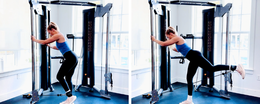 Cable Glute Kickback Exercise