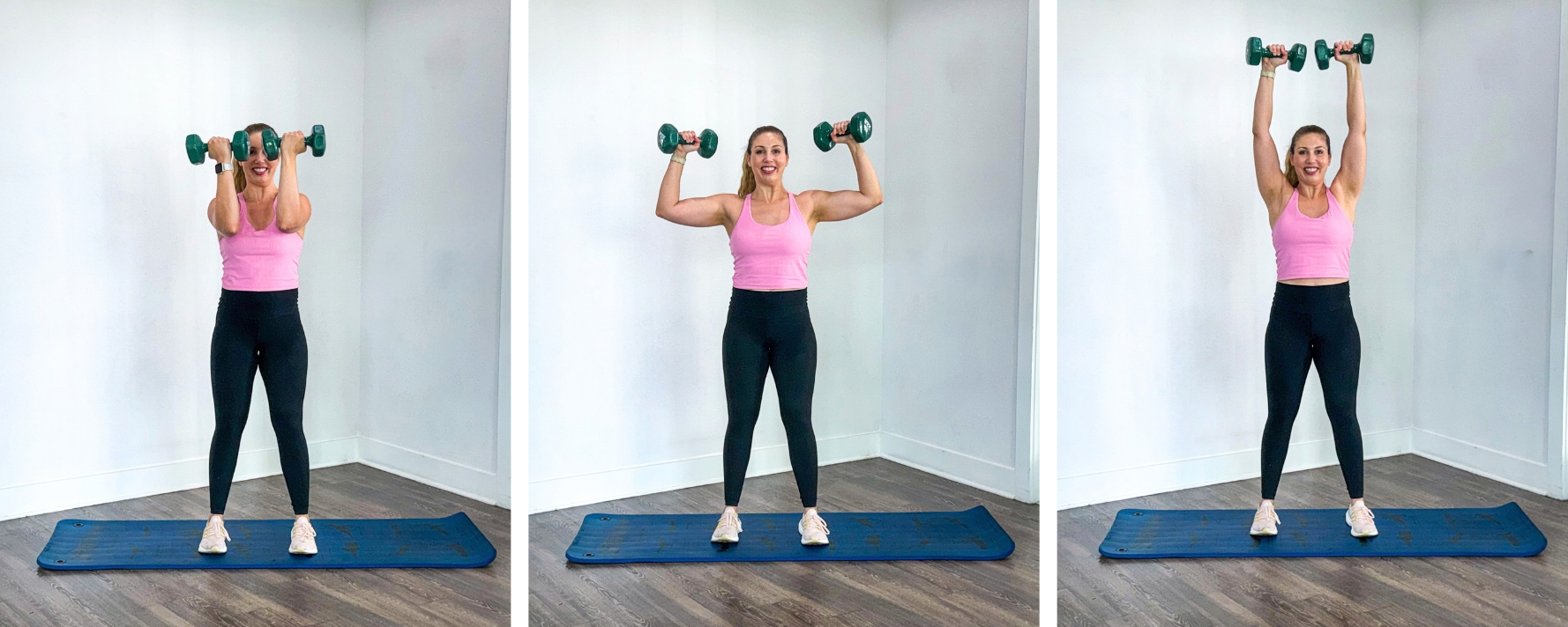 Dumbbell Standing Arnold Press Exercise for Shoulders