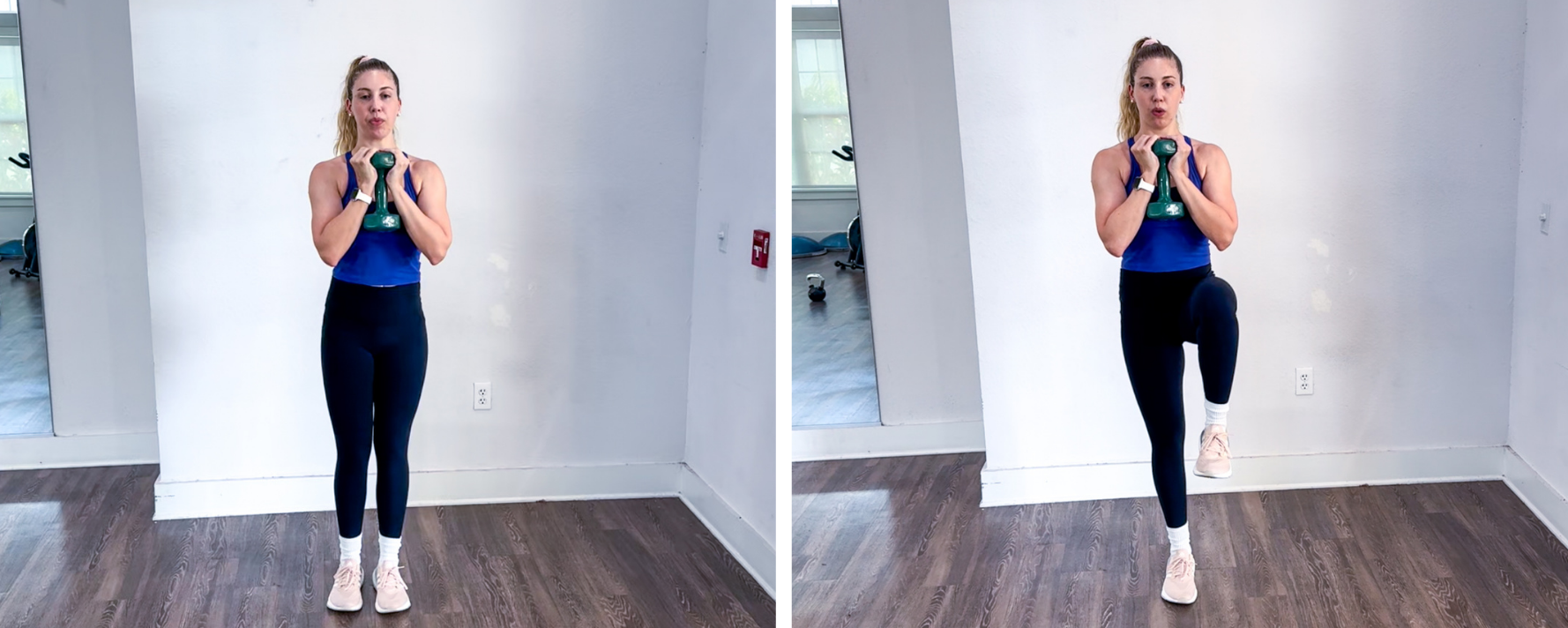 Goblet March Exercise for Core