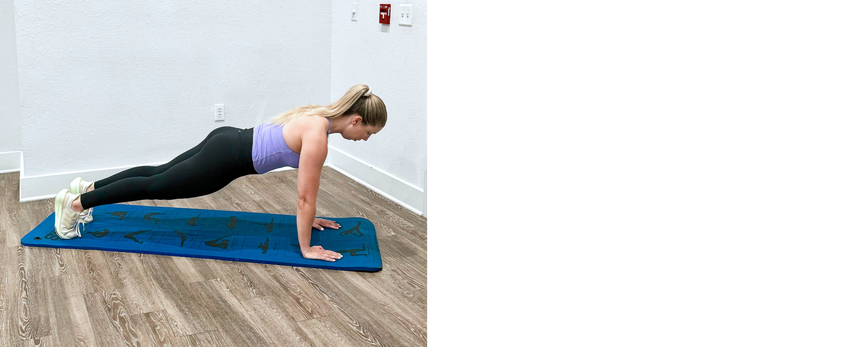 Plank exercise for core