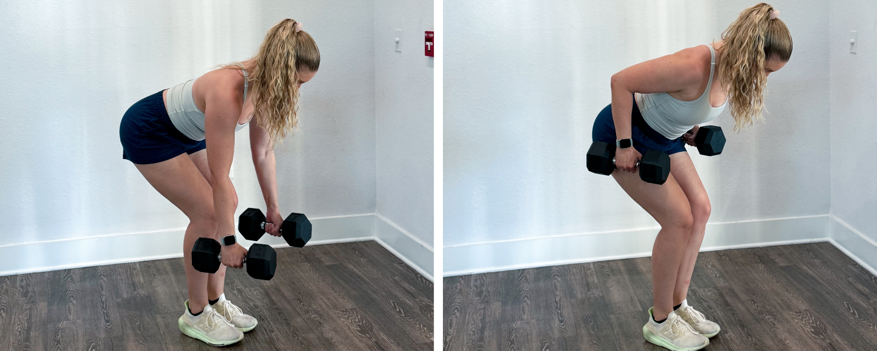 Dumbbell Double Arm Bent Over Row Exercise for Back