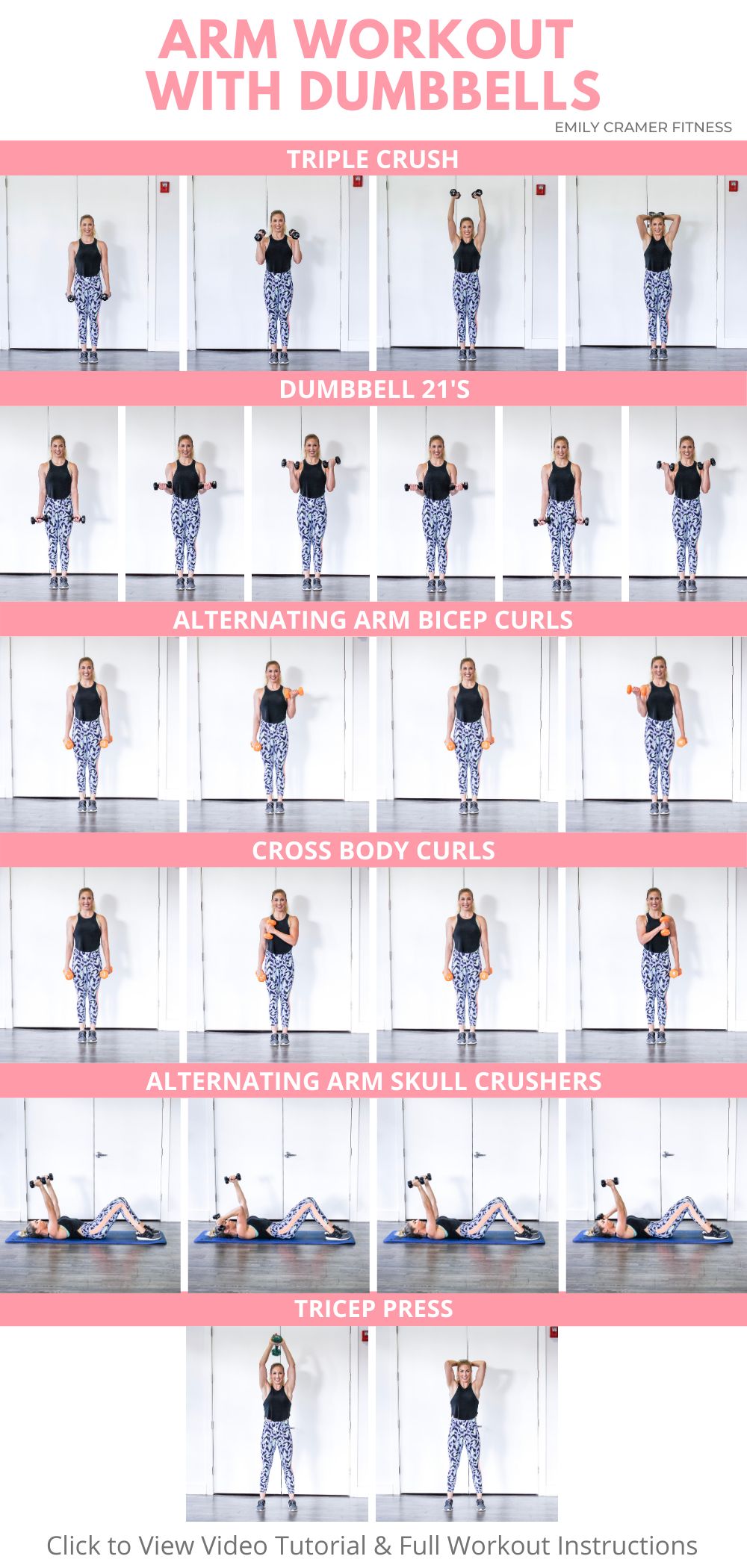 Arm Workout with Dumbbells