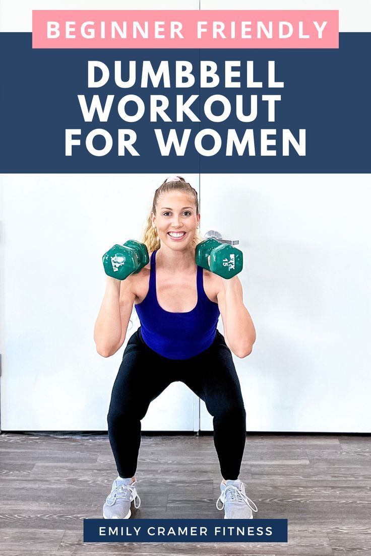 Beginner Friendly Dumbbell Workout for Women
