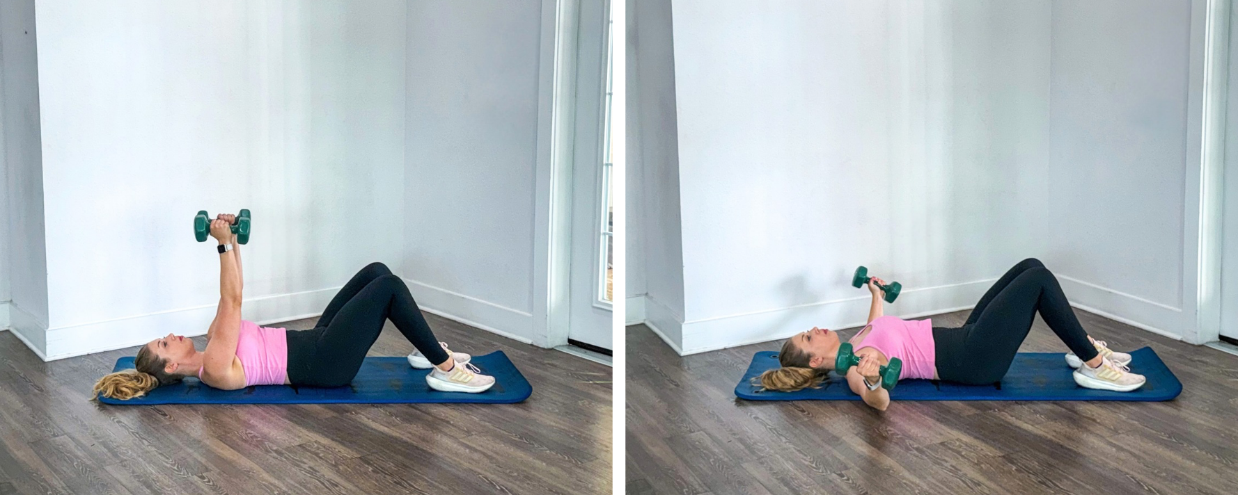 Dumbbell Floor Fly Exercise for Chest