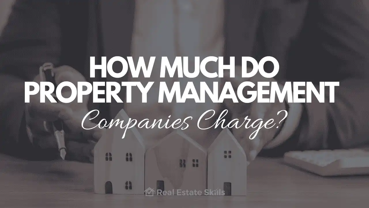 how much do property management companies charge