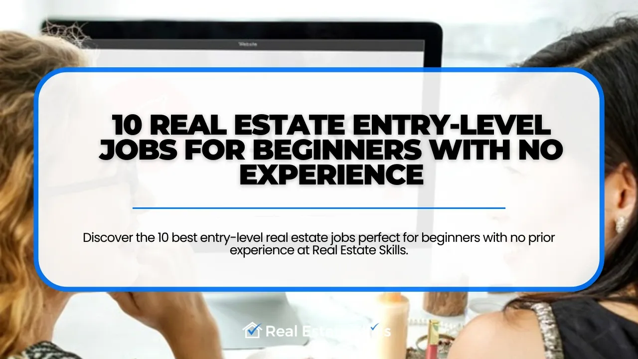 real estate jobs no experience