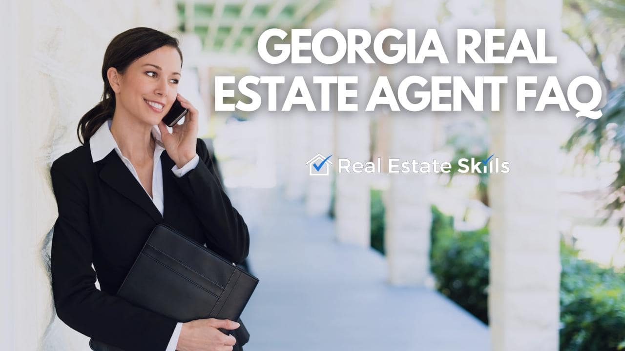 how to become a real estate agent in Georgia faq