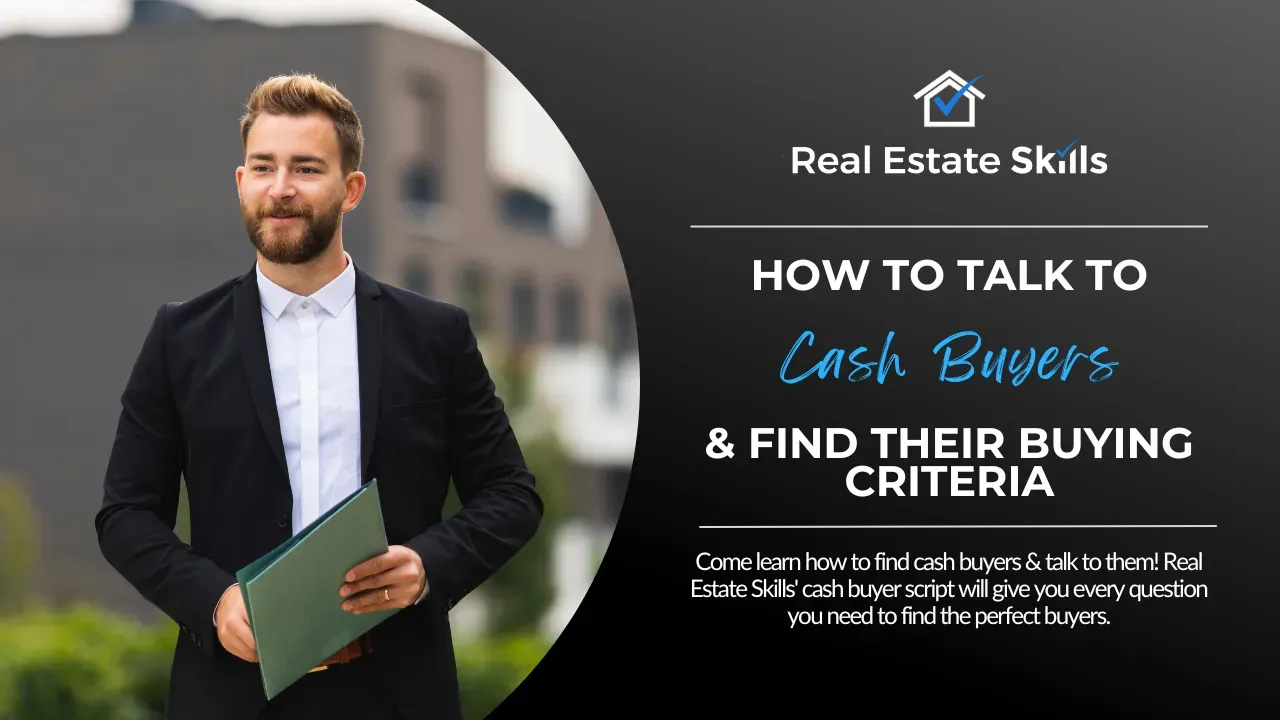cash buyer script