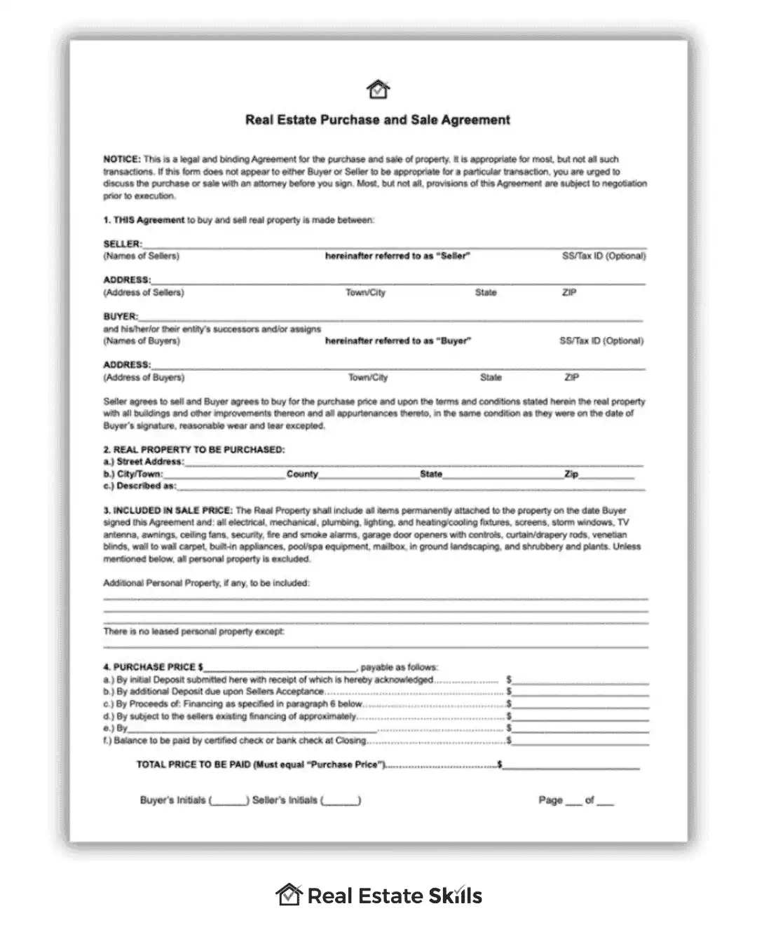 wholesale purchase and sale agreement