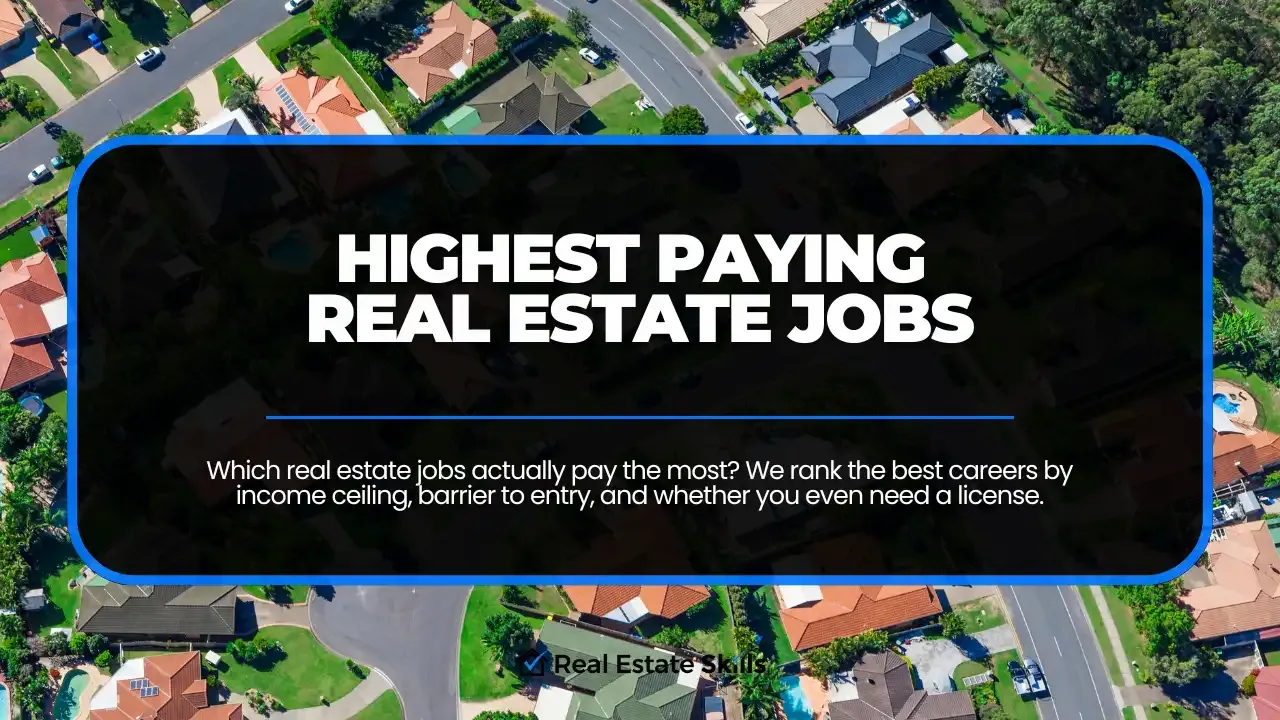 Highest Paying Real Estate Jobs