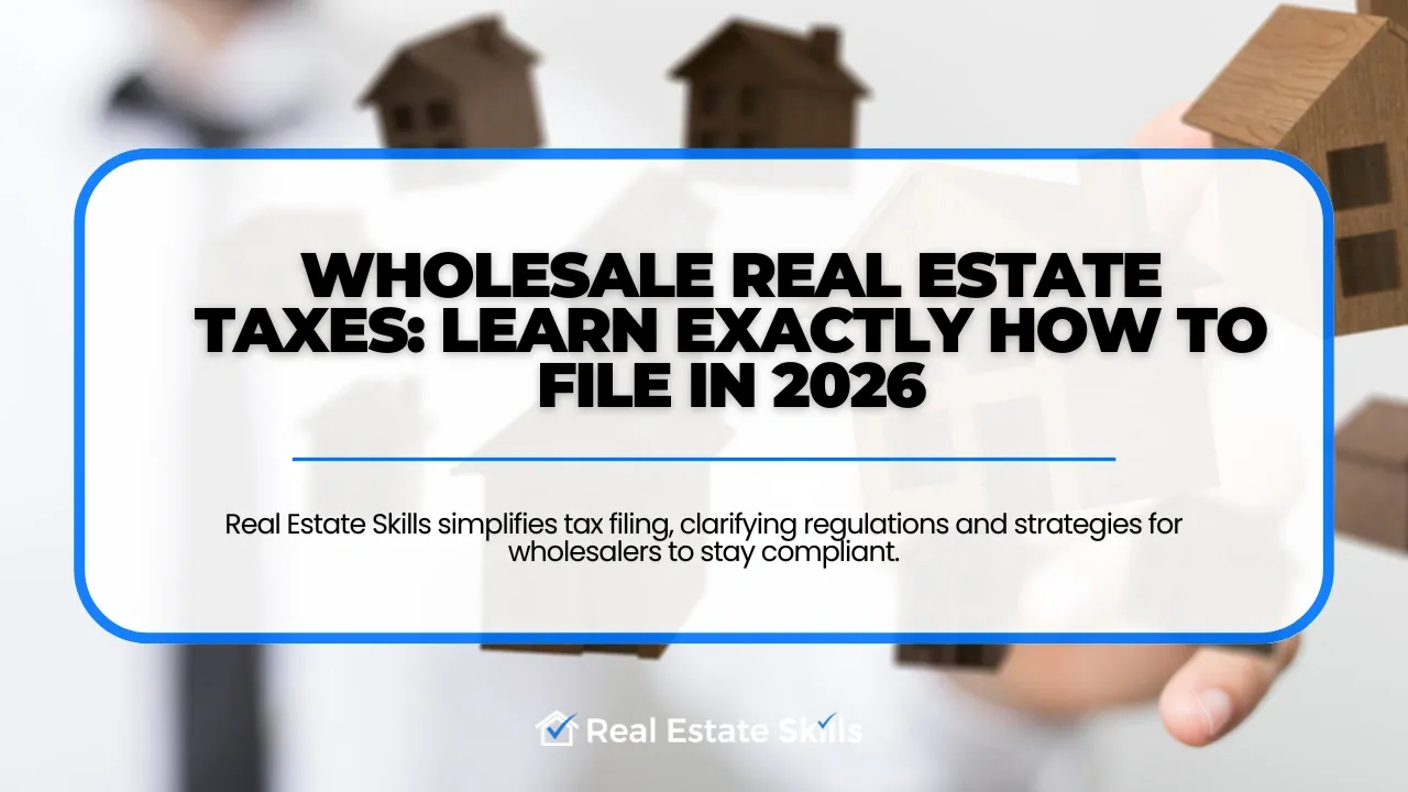 wholesale real estate taxes