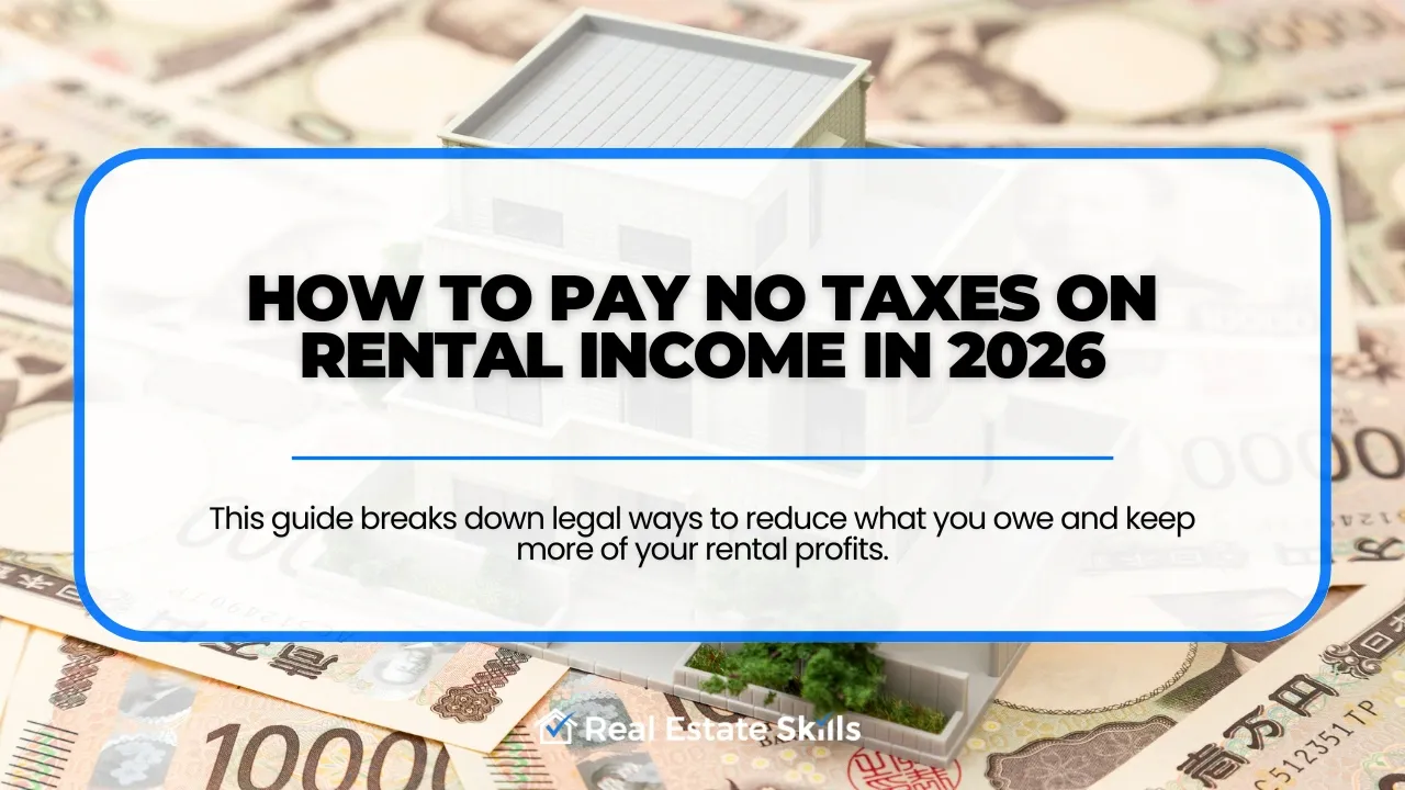 how to pay no taxes on rental income