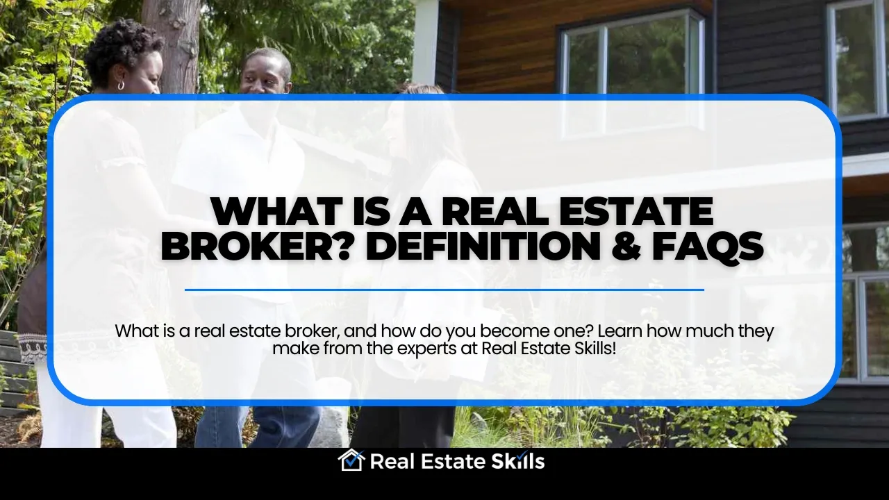 what is a real estate broker
