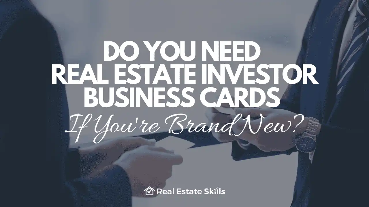 business cards real estate investor