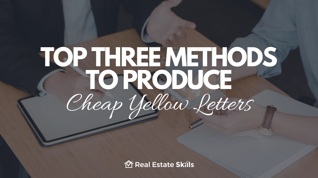 Methods To Produce Cheap Yellow Letters