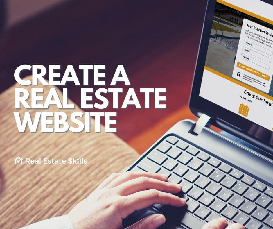 marketing real estate website