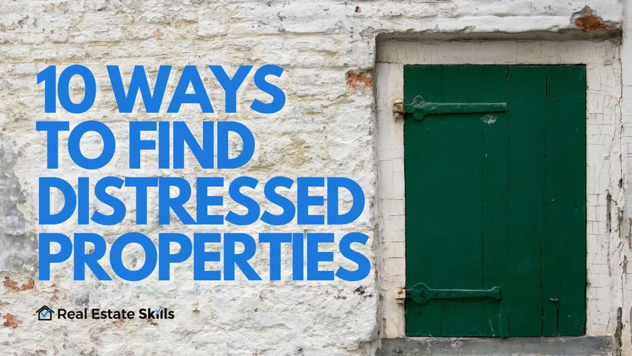 how to find distressed properties