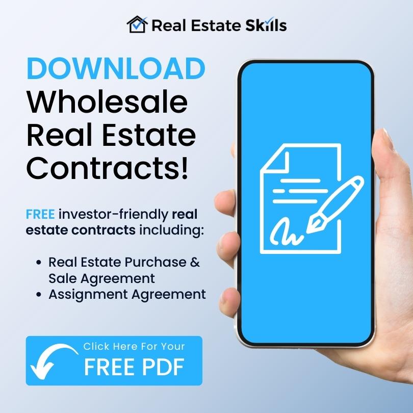 wholesale real estate contract pdf download