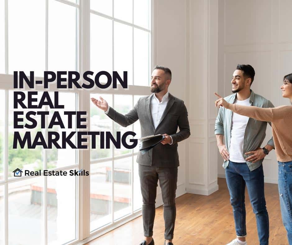 marketing in-person for real estate