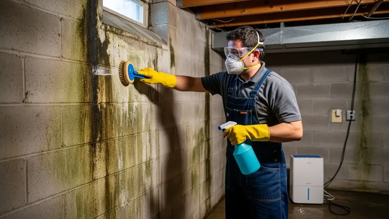 mold cleaning in basements