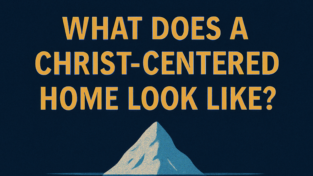 What Does a Christ-centered  Home Look Like?  - Icebergology™ Coaching Academy