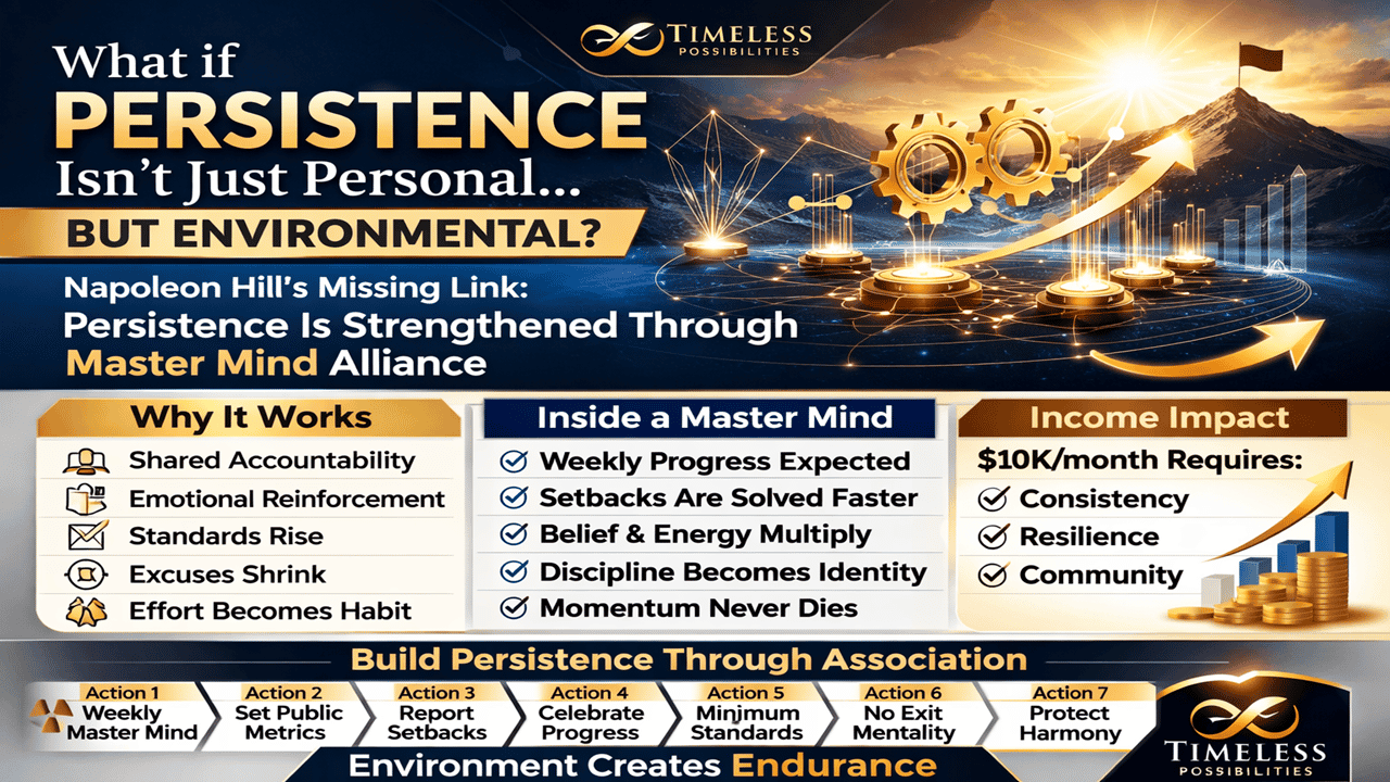 Think and Grow Rich chapter 9 Persistence: The Sustained Effort Necessary to Induce Faith