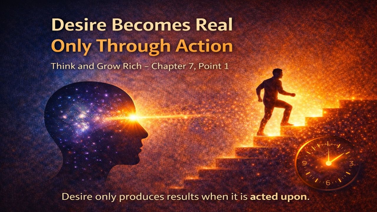 Think and Grow Rich chapter 7 Organized Planning: The Crystallization of Desire Into Action