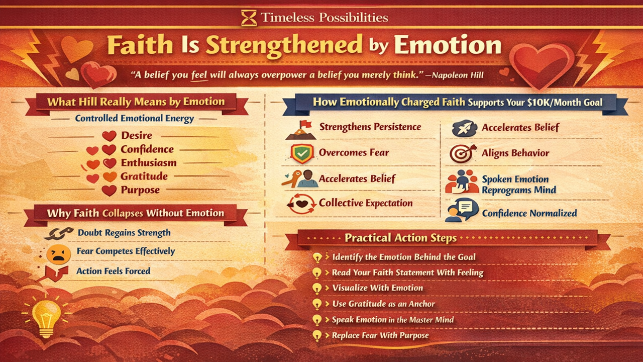 Think and Grow Rich chapter 3 Faith