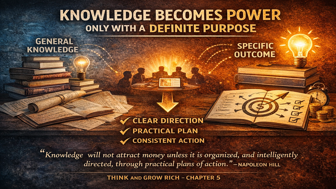 Think and Grow Rich chapter 5 Specialized Knowledge