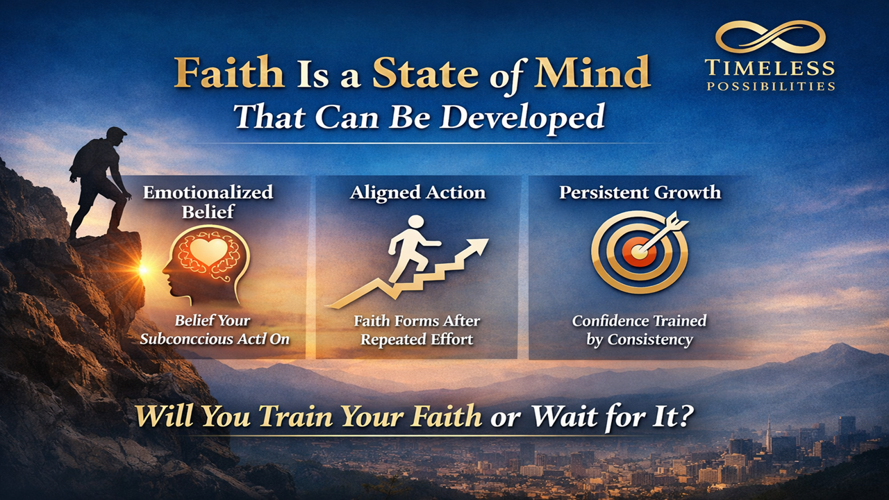 Think and Grow Rich chapter 3 Faith
