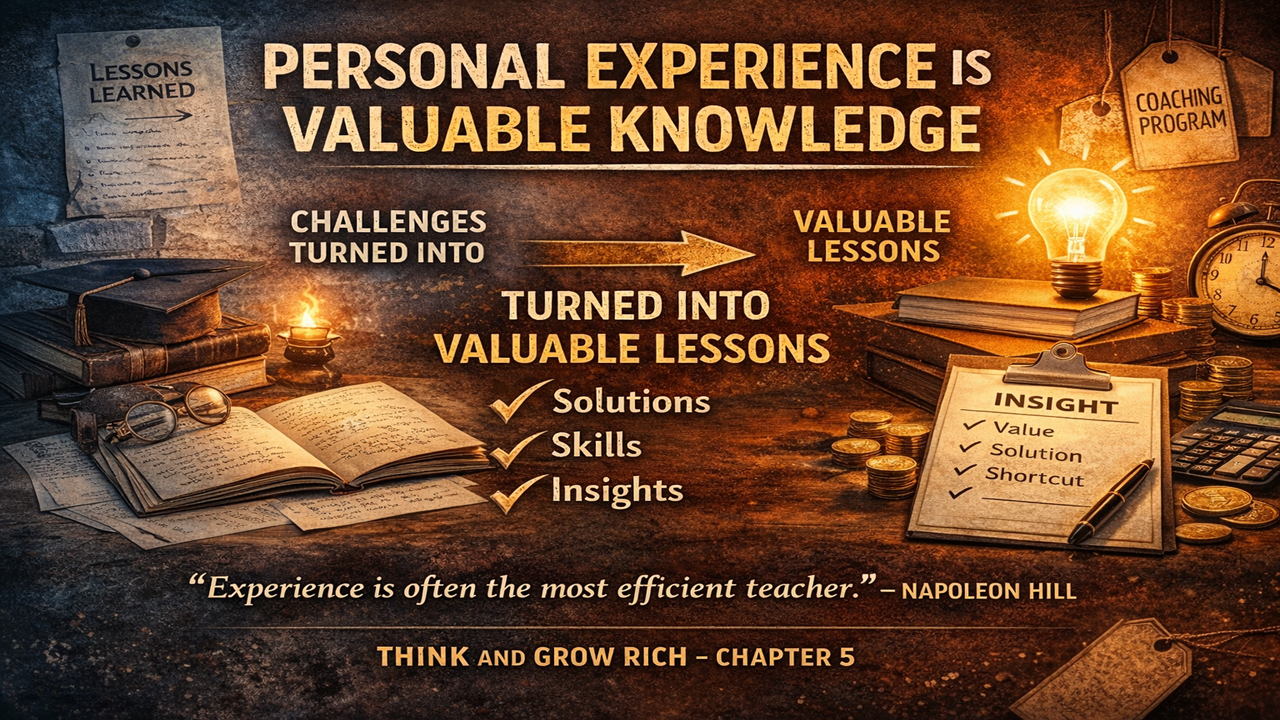 Think and Grow Rich chapter 5 Specialized Knowledge